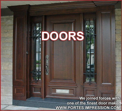We joined forces with one of the finest door maker www.portesimpression.com